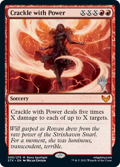 Crackle with Power (Promo Pack) [Strixhaven: School of Mages Promos] | Clutch Gaming