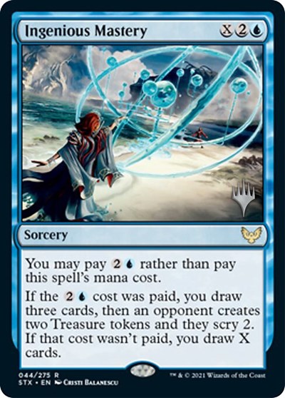 Ingenious Mastery (Promo Pack) [Strixhaven: School of Mages Promos] | Clutch Gaming
