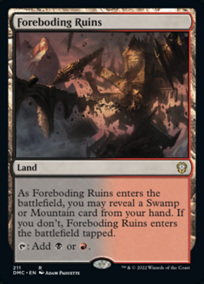 Foreboding Ruins [Dominaria United Commander] | Clutch Gaming