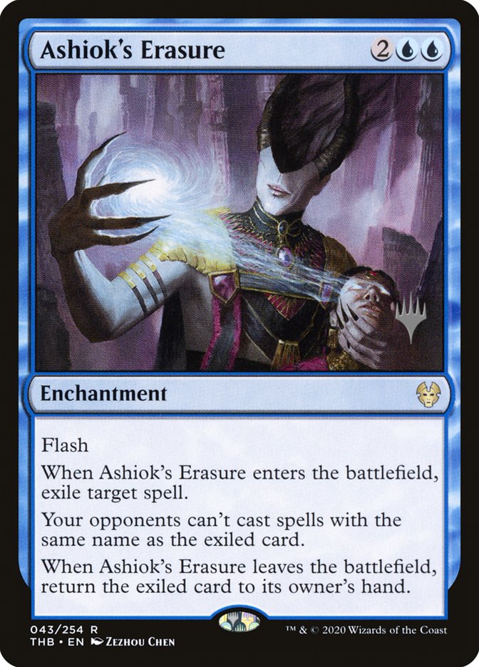 Ashiok's Erasure (Promo Pack) [Theros Beyond Death Promos] | Clutch Gaming