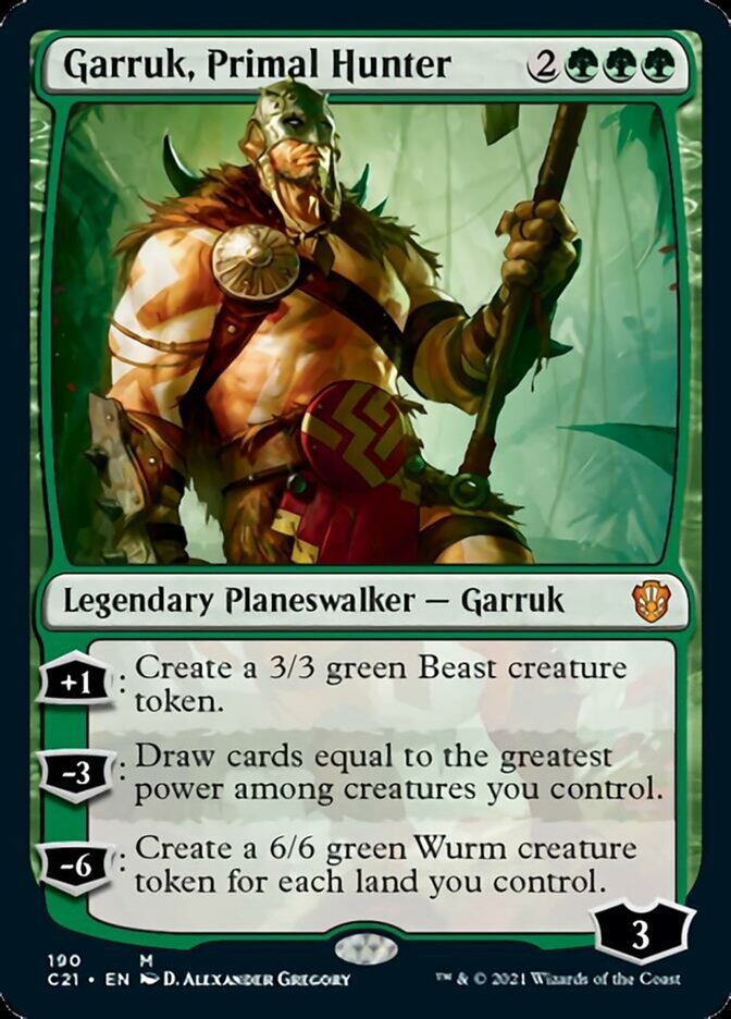 Garruk, Primal Hunter [Commander 2021] | Clutch Gaming