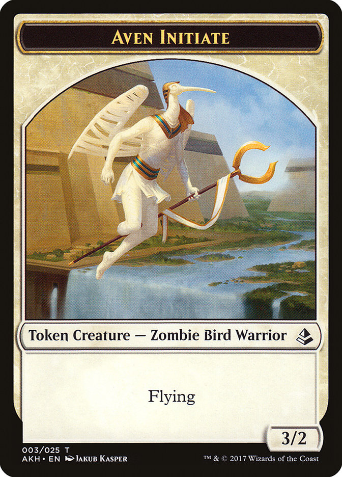 Aven Initiate Token [Amonkhet Tokens] | Clutch Gaming