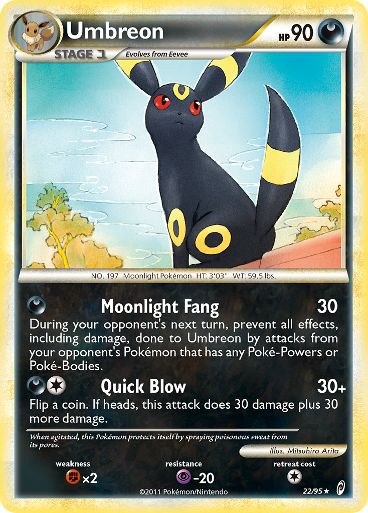 Umbreon (22/95) [HeartGold & SoulSilver: Call of Legends] | Clutch Gaming