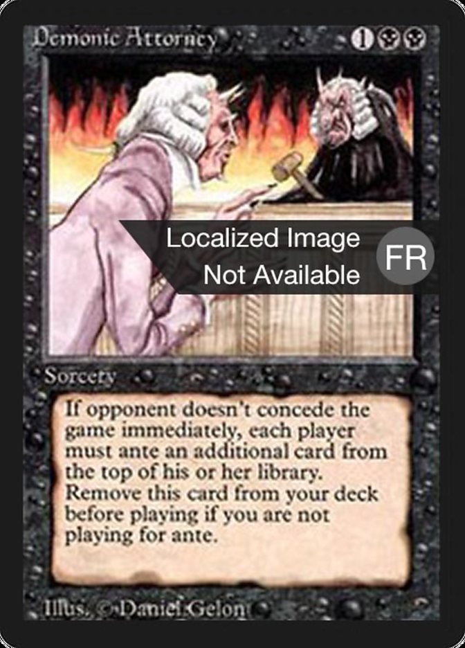 Demonic Attorney [Foreign Black Border] | Clutch Gaming