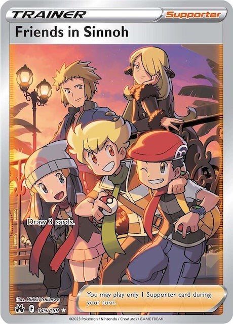 Friends in Sinnoh (149/159) (Full Art) [Sword & Shield: Crown Zenith] | Clutch Gaming