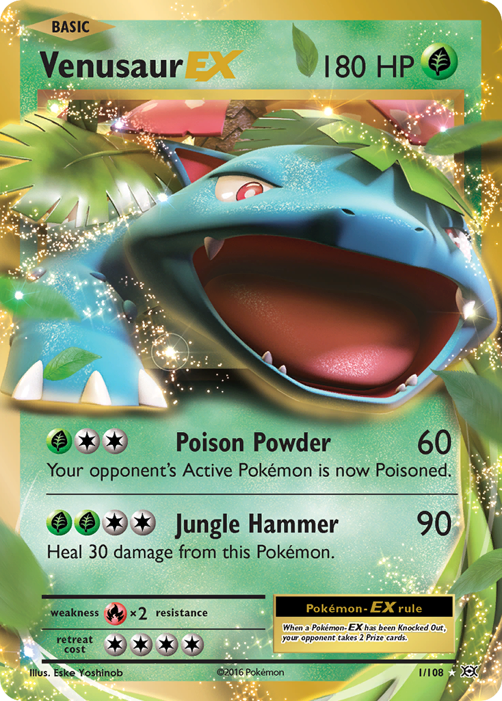 Venusaur EX (1/108) [XY: Evolutions] | Clutch Gaming