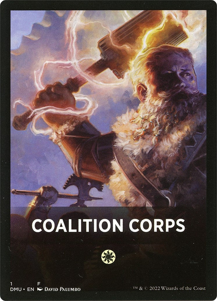 Coalition Corps Theme Card [Dominaria United Tokens] | Clutch Gaming