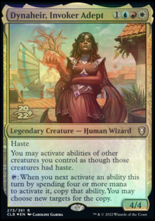 Dynaheir, Invoker Adept [Commander Legends: Battle for Baldur's Gate Prerelease Promos] | Clutch Gaming