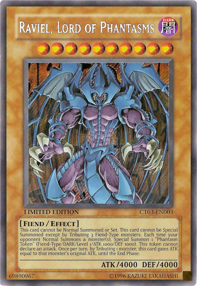 Raviel, Lord of Phantasms [CT03-EN003] Secret Rare | Clutch Gaming