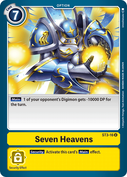 Seven Heavens [ST3-16] [Starter Deck: Heaven's Yellow] | Clutch Gaming