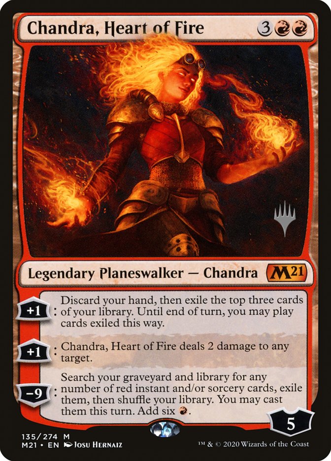 Chandra, Heart of Fire (Promo Pack) [Core Set 2021 Promos] | Clutch Gaming