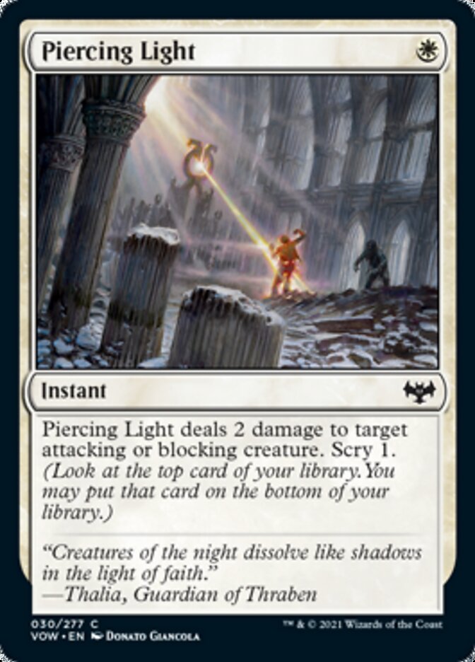 Piercing Light [Innistrad: Crimson Vow] | Clutch Gaming