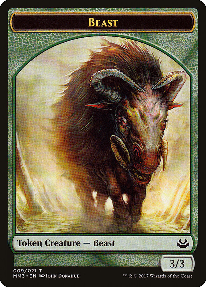 Beast Token (009/021) [Modern Masters 2017 Tokens] | Clutch Gaming