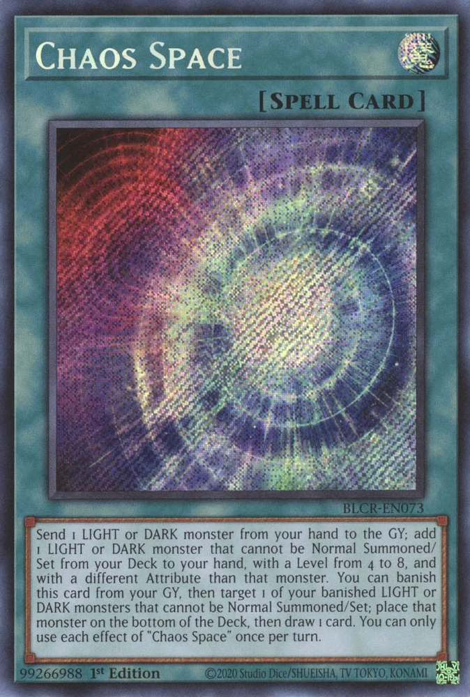 Chaos Space [BLCR-EN073] Secret Rare | Clutch Gaming