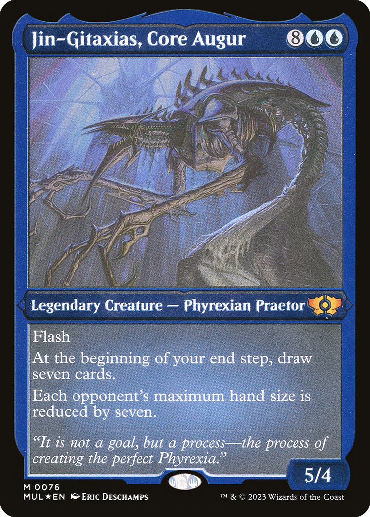 Jin-Gitaxias, Core Augur (Foil Etched) [Multiverse Legends] | Clutch Gaming