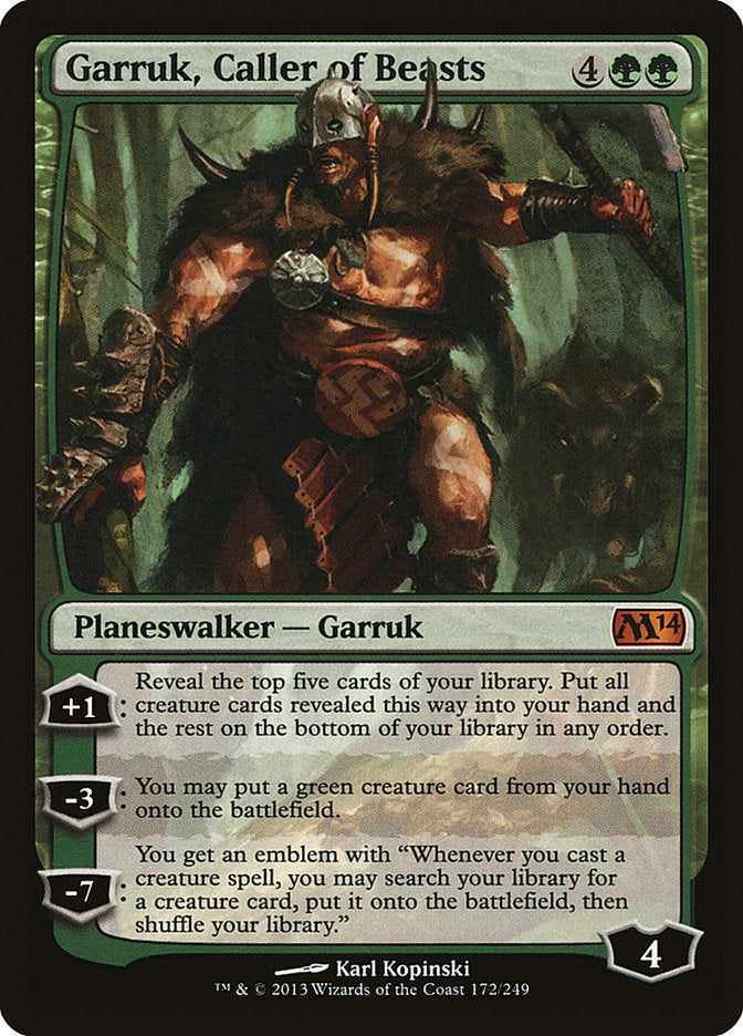 Garruk, Caller of Beasts [Magic 2014] | Clutch Gaming