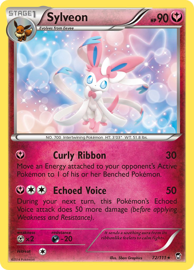 Sylveon (72/111) (Theme Deck Exclusive) [XY: Furious Fists] | Clutch Gaming