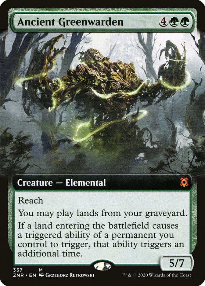 Ancient Greenwarden (Extended Art) [Zendikar Rising] | Clutch Gaming