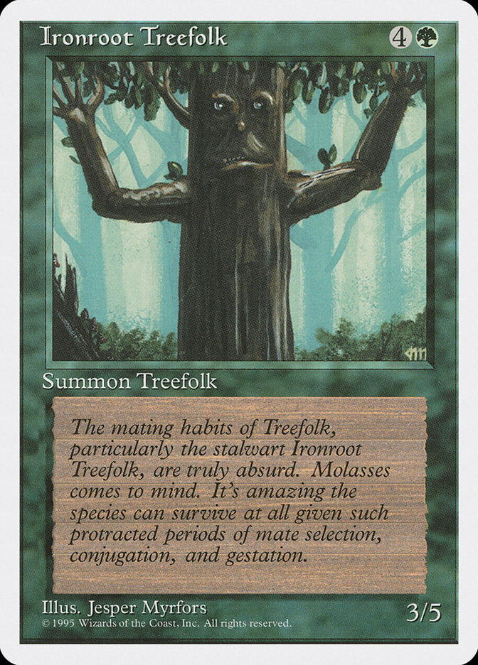 Ironroot Treefolk [Fourth Edition] | Clutch Gaming