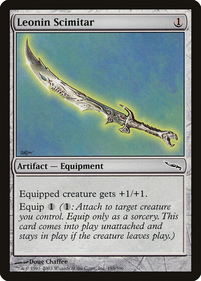 Leonin Scimitar [Mirrodin] | Clutch Gaming