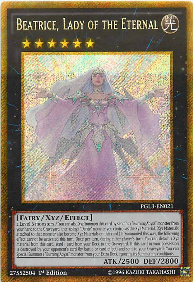 Beatrice, Lady of the Eternal [PGL3-EN021] Gold Secret Rare | Clutch Gaming