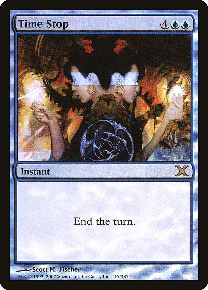 Time Stop (Premium Foil) [Tenth Edition] | Clutch Gaming