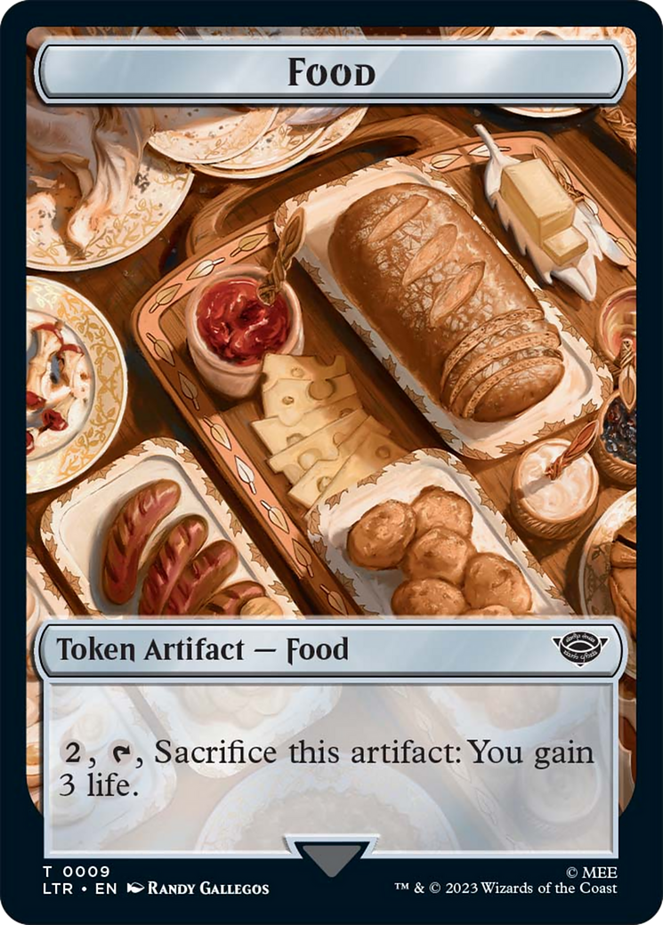 Treefolk // Food Token [The Lord of the Rings: Tales of Middle-Earth Commander Tokens] | Clutch Gaming