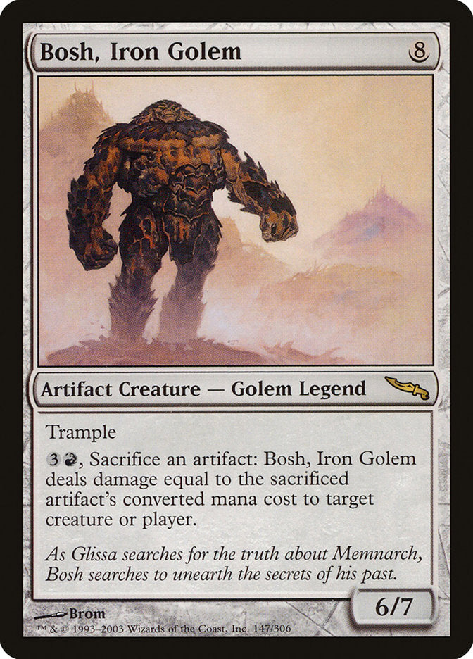 Bosh, Iron Golem [Mirrodin] | Clutch Gaming