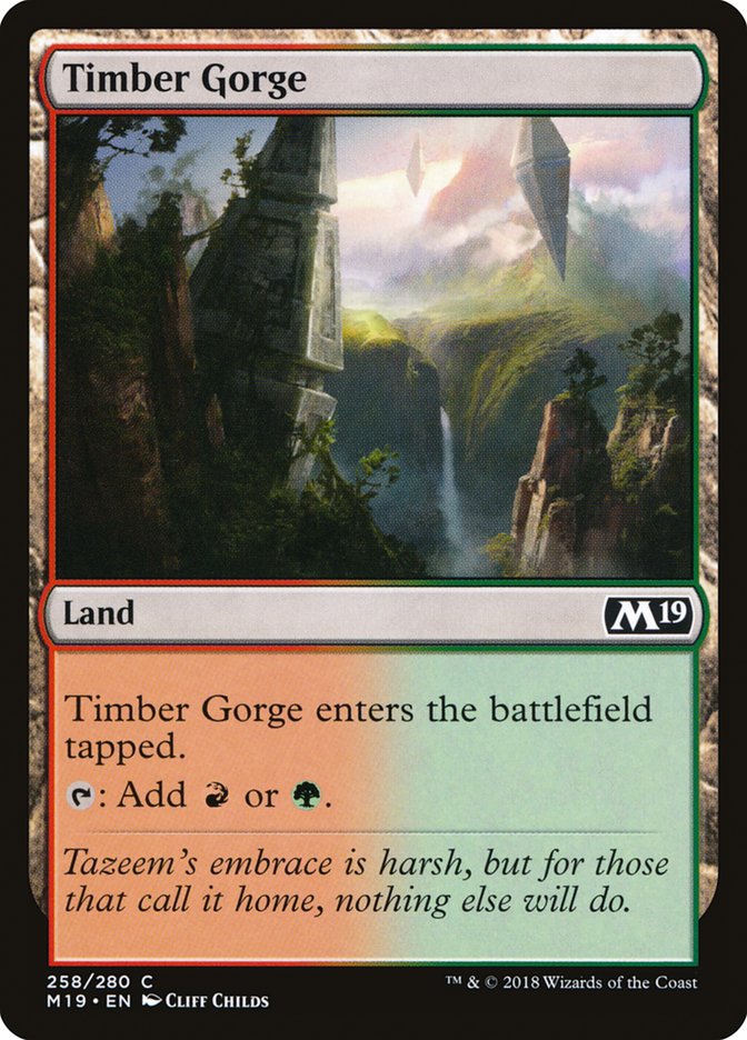 Timber Gorge [Core Set 2019] | Clutch Gaming