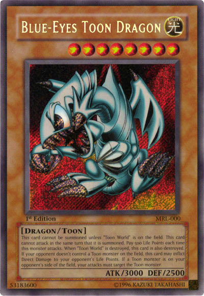 Blue-Eyes Toon Dragon [MRL-000] Secret Rare | Clutch Gaming