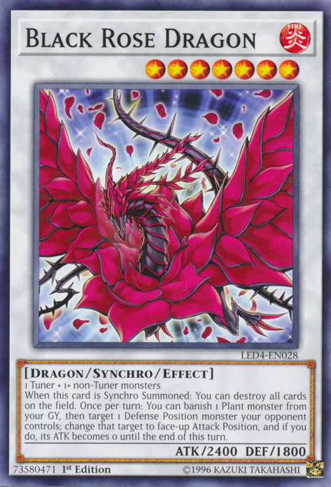 Black Rose Dragon [LED4-EN028] Common | Clutch Gaming