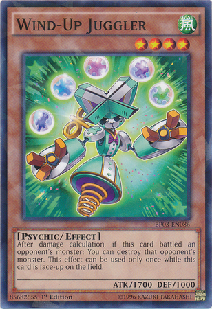 Wind-Up Juggler [BP03-EN086] Shatterfoil Rare | Clutch Gaming