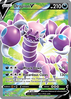 Drapion V (175/185) [Sword & Shield: Vivid Voltage] | Clutch Gaming
