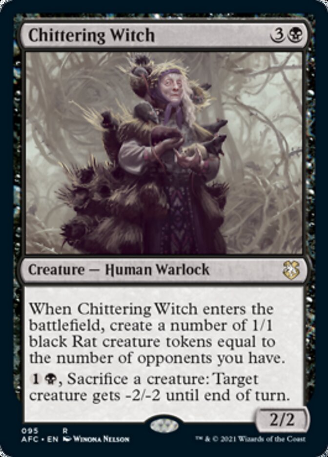 Chittering Witch [Dungeons & Dragons: Adventures in the Forgotten Realms Commander] | Clutch Gaming