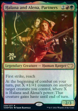 Halana and Alena, Partners [Innistrad: Crimson Vow Prerelease Promos] | Clutch Gaming