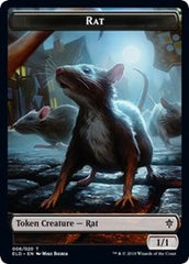 Rat // Food (17) Double-Sided Token [Throne of Eldraine Tokens] | Clutch Gaming