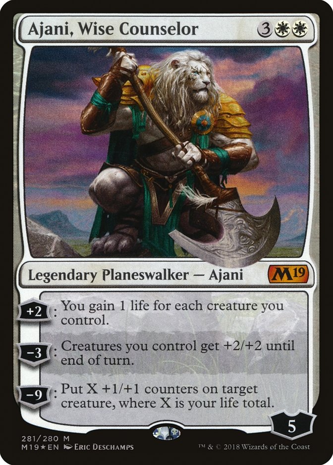 Ajani, Wise Counselor [Core Set 2019] | Clutch Gaming