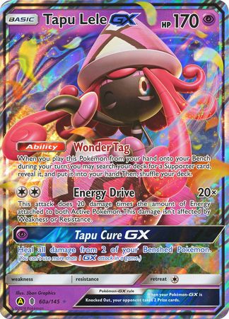 Tapu Lele GX (60a/145) (Alternate card) (Jumbo Card) [Sun & Moon: Guardians Rising] | Clutch Gaming