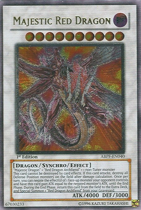 Majestic Red Dragon [ABPF-EN040] Ultimate Rare | Clutch Gaming