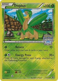 Tropius (5/101) (National Championship Promo) [Black & White: Plasma Blast] | Clutch Gaming