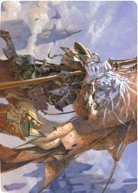 Sea Gate Banneret Art Card [Zendikar Rising Art Series] | Clutch Gaming