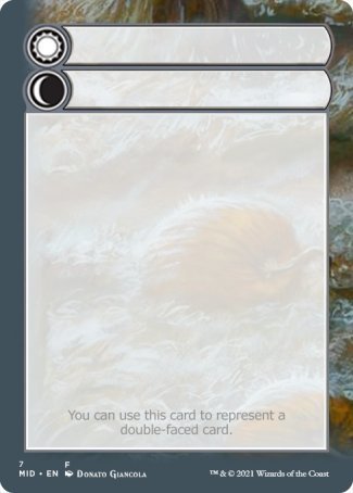 Helper Card (7/9) [Innistrad: Midnight Hunt Tokens] | Clutch Gaming