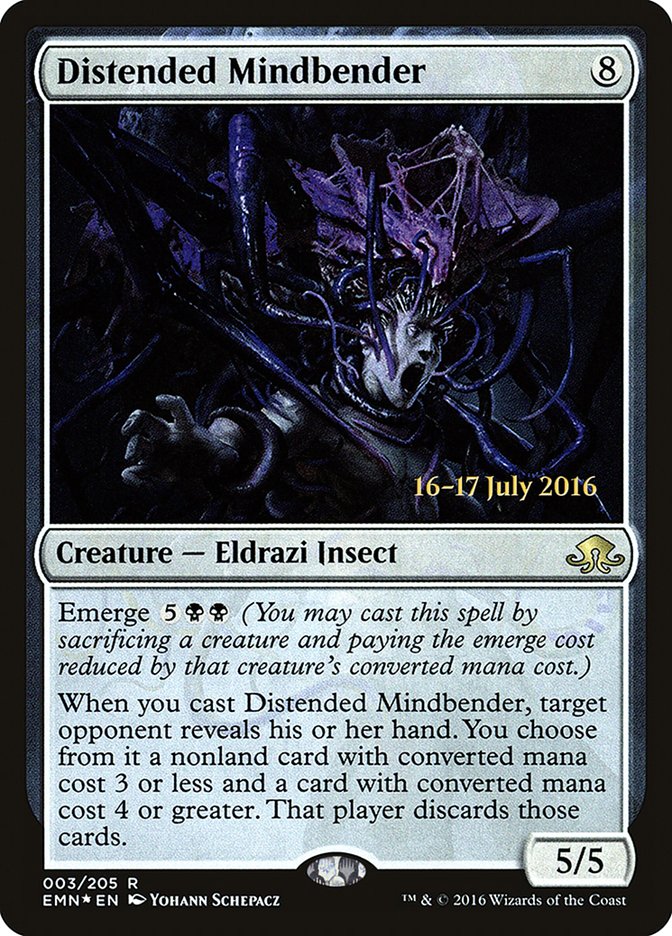 Distended Mindbender [Eldritch Moon Prerelease Promos] | Clutch Gaming