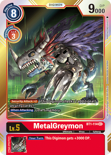 MetalGreymon [BT1-114] [Release Special Booster Ver.1.0] | Clutch Gaming