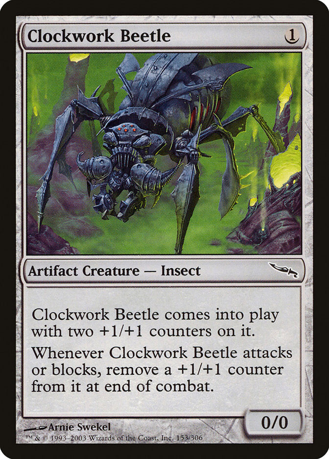 Clockwork Beetle [Mirrodin] | Clutch Gaming