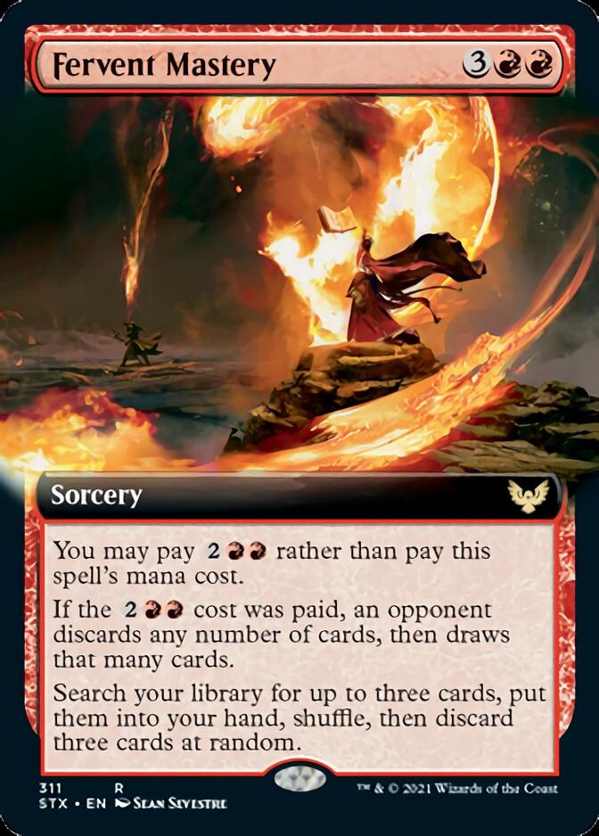Fervent Mastery (Extended Art) [Strixhaven: School of Mages] | Clutch Gaming
