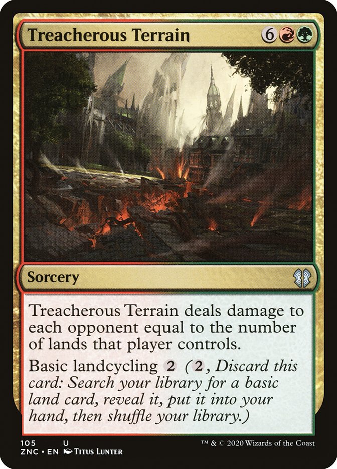 Treacherous Terrain [Zendikar Rising Commander] | Clutch Gaming