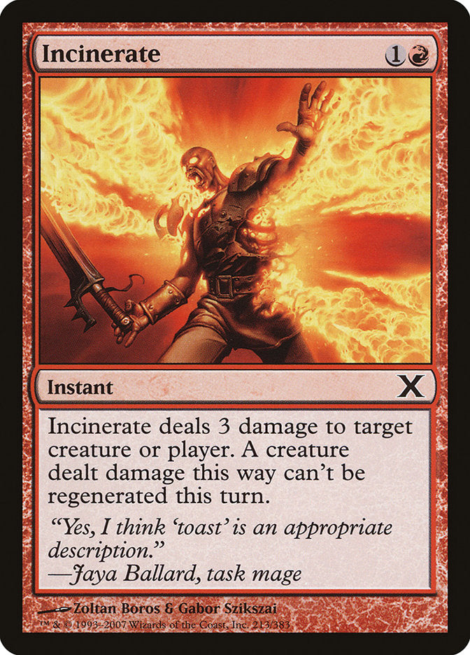 Incinerate [Tenth Edition] | Clutch Gaming