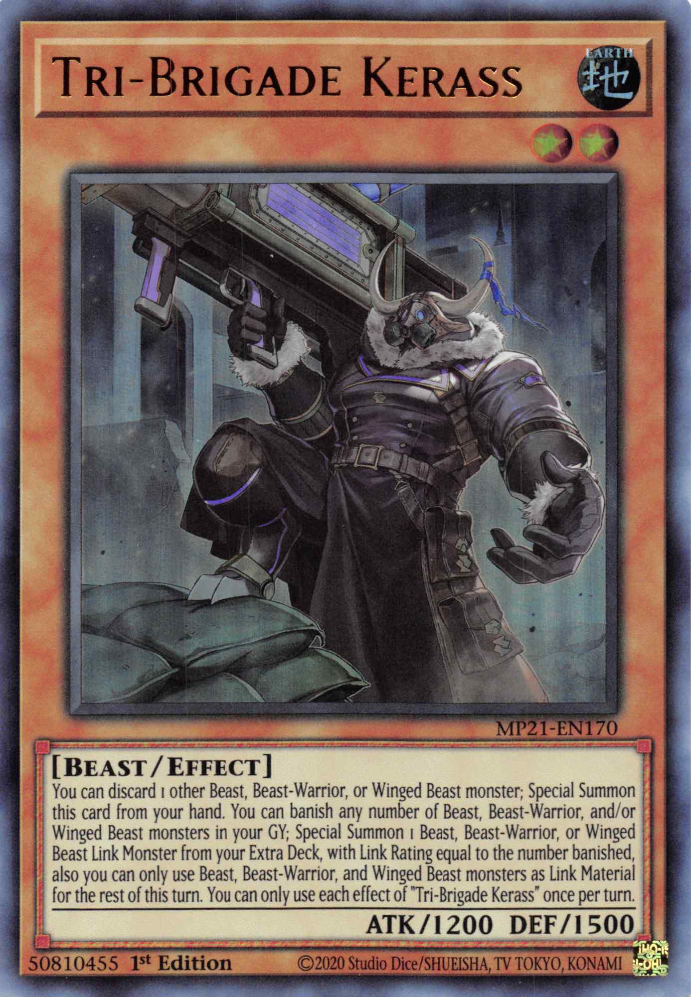 Tri-Brigade Kerass [MP21-EN170] Ultra Rare | Clutch Gaming