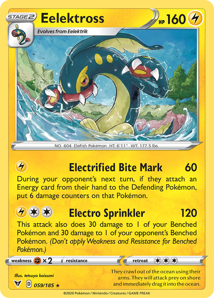 Eelektross (059/185) [Sword & Shield: Vivid Voltage] | Clutch Gaming
